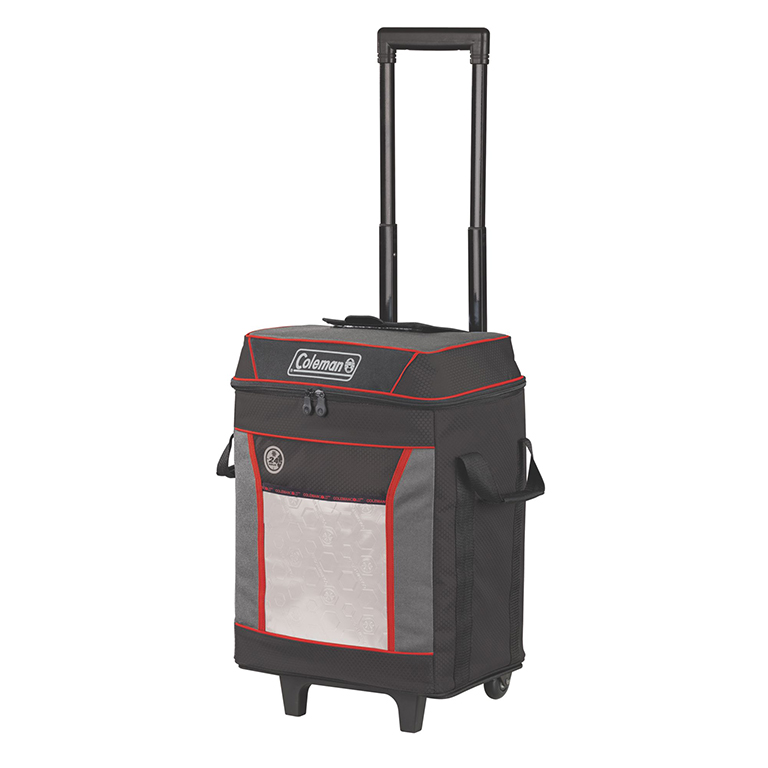 42-CAN-RED-WHEELED-COOLER