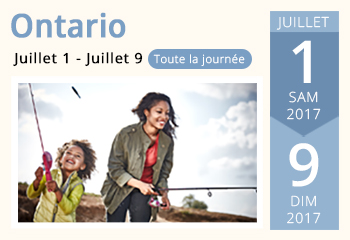 Ontario - License Free Fishing - French