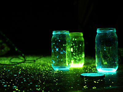 Adana Turkey - March 2017: glow stick experiment